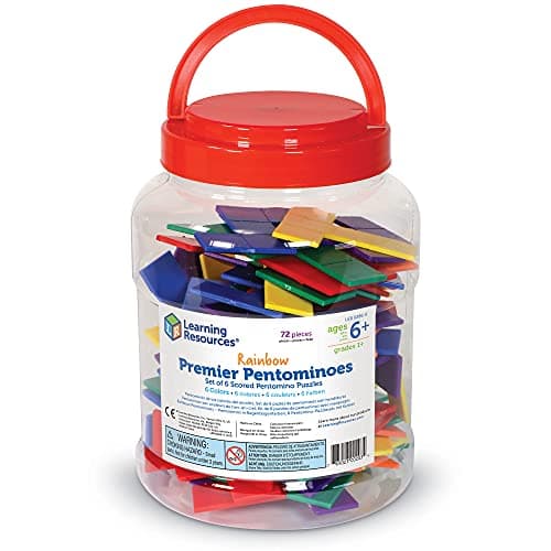 Learning Resources Pentominos arc-en-ciel