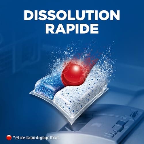 Finish Quantum Infinity Shine Pastilles Lave-Vaisselle, Elimine Les Taches Tenaces, 166 Capsules