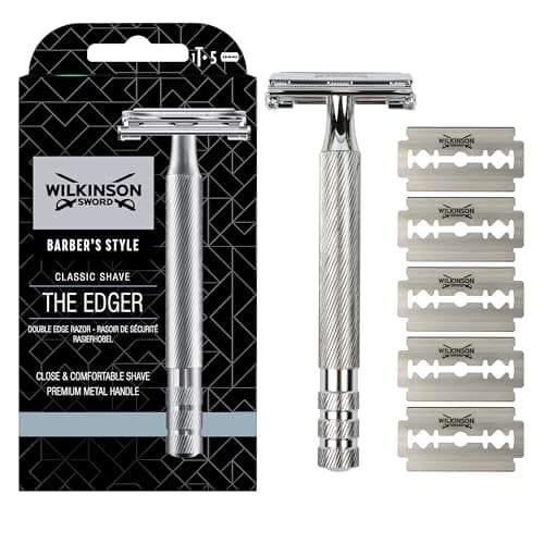 Wilkinson Sword Rasoir de Sûreté avec 5 Recharges incluses