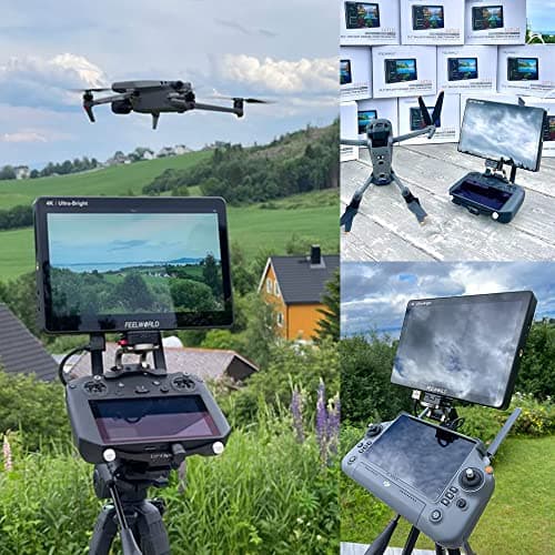 Feelworld LUT11S 10.1 Pouces Écran Tactile de pour Appareil Photo Reflex numérique avec Ultra luminosité 2000nits, 3G-SDI 4K HDMI 1920x1200 Compatible avec DJI(SDI and HDMI)