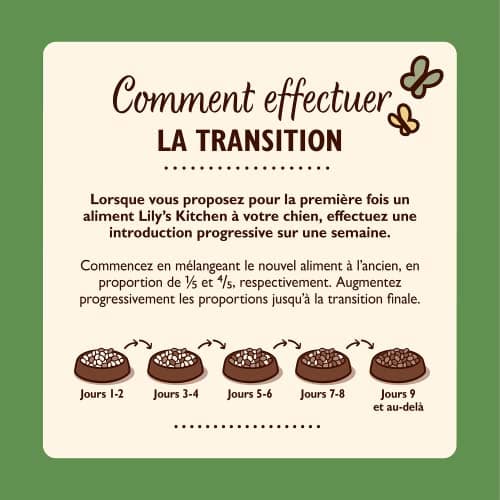 Lily’s Kitchen Fabriqué à partir d’ingrédients naturels Aliments secs pour chiens adultes Poulet, saumon et petits pois Recette sans céréales Sac de 7kg
