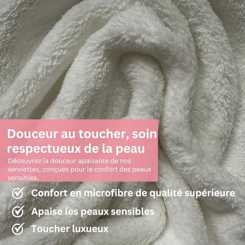 Serviettes pour le visage pour esthéticiennes, serviettes de spa douces pour le soin du visage, serviettes de massage spa, serviettes pour le visage, serviettes professionnelles en microfibre (blanc_5