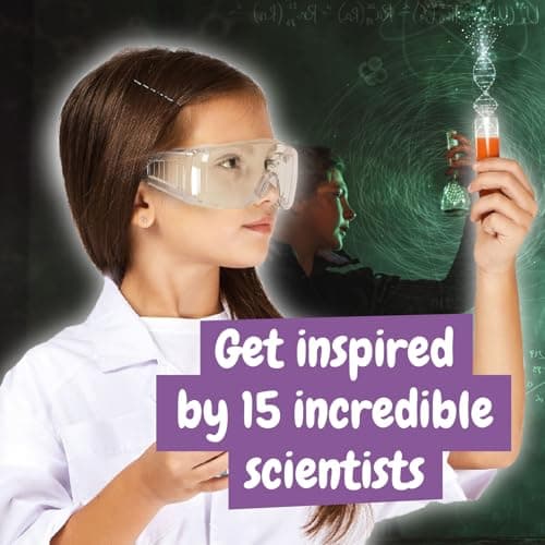 Science4you Les Filles dans la Science - Kit Éducatif avec 13 Experiences Scientifiques, et de Loisirs Créatifs de Fille 7 8 9 10 11 12+ Ans avec Activité Manuelle pour Enfant