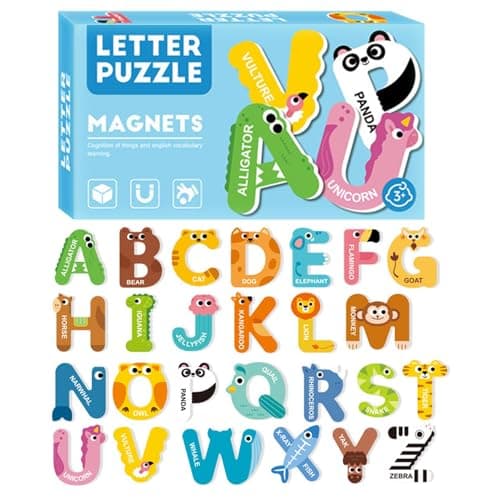 Hobngmuc Lettres magnétiques, Lettres de l'alphabet magnétiques | Aimants Alphabet pour pour réfrigérateur | Lettres magnétiques pour réfrigérateur pour l'apprentissage de l'orthographe en Classe