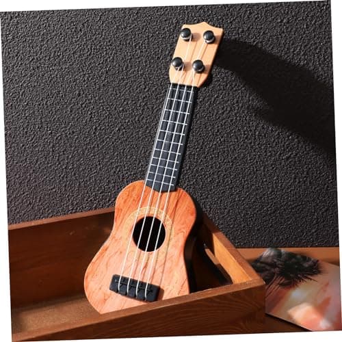 GARVALON Mini Ukulélé Enfants Ukulélé Jouet Instruments De Musique Modèles Ukulélé Instruments Jouet en Plastique Ukulélé Modèle Simulation Ukulélé Jouets Ukulélé Jouets Enfants Guitare