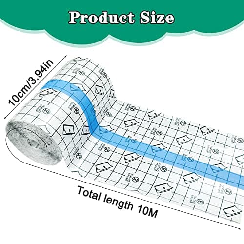 10CM x 10M Pansement Tatouage, Transparent Pansement Waterproof, Pansement Etanche,Pansement Tatouage Waterproof, Pansement Transparent Convient pour Sport Douche Protéger Tatouage
