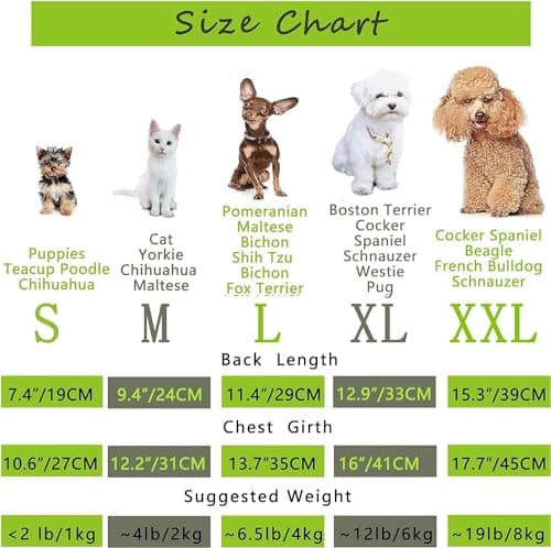 YAODHAOD Lot de 2 Chemises en Coton à Rayures pour Chien Vêtements pour Animaux de Compagnie T-Shirts pour Chiot Débardeur pour Chat Respirant Extensible pour Petit très Petit Chien ou Chat (XXL)
