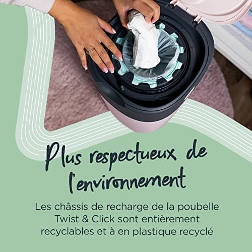 Tommee Tippee Recharges de Poubelle à Couches Simplee, Protection Anti-Odeur et Anti-Germe, Lot de 6
