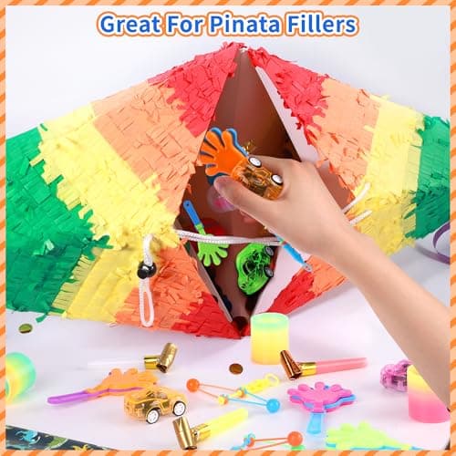 Pllieay Cadeau Anniversaire Enfants, Kit Pinata Fournitures De Fête, Pinata Kit Anniversaire Fille Petit Cadeau Invite Anniversaire, Jouet Pinata Mixte Party Favors Remplissage,Halloween Noël