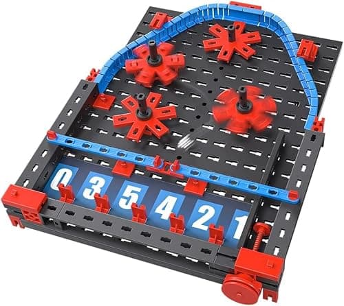 fischertechnik Advanced Pinball 569015 – kit de Construction pour Enfants, Jeu de Flipper à partir de 7 Ans, Bleu, Unique