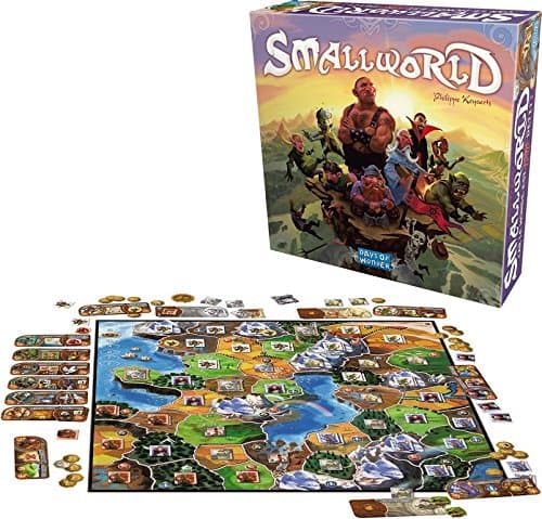 Asmodde - Small World - Jeu de Civilisations pour Enfants Dès 8 Ans - Jeu de Société Stratégique - Jeu de Plateau Univers Fantastique - 2 À 5 Joueurs - 40 À 80 Min - VEn Français - Days of Wonder