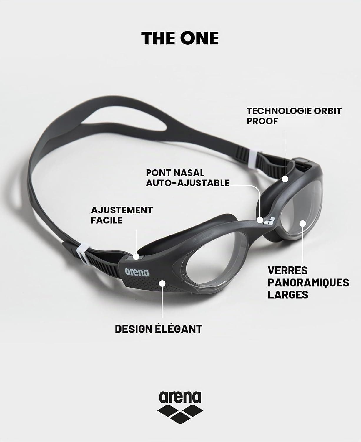 arena The One Lunettes de piscine Mixte (lot de 1)