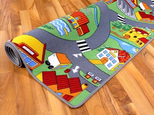 Snapstyle Tapis de Jeu pour Enfant Little Village Motifs Village - 17 Tailles Disponibles