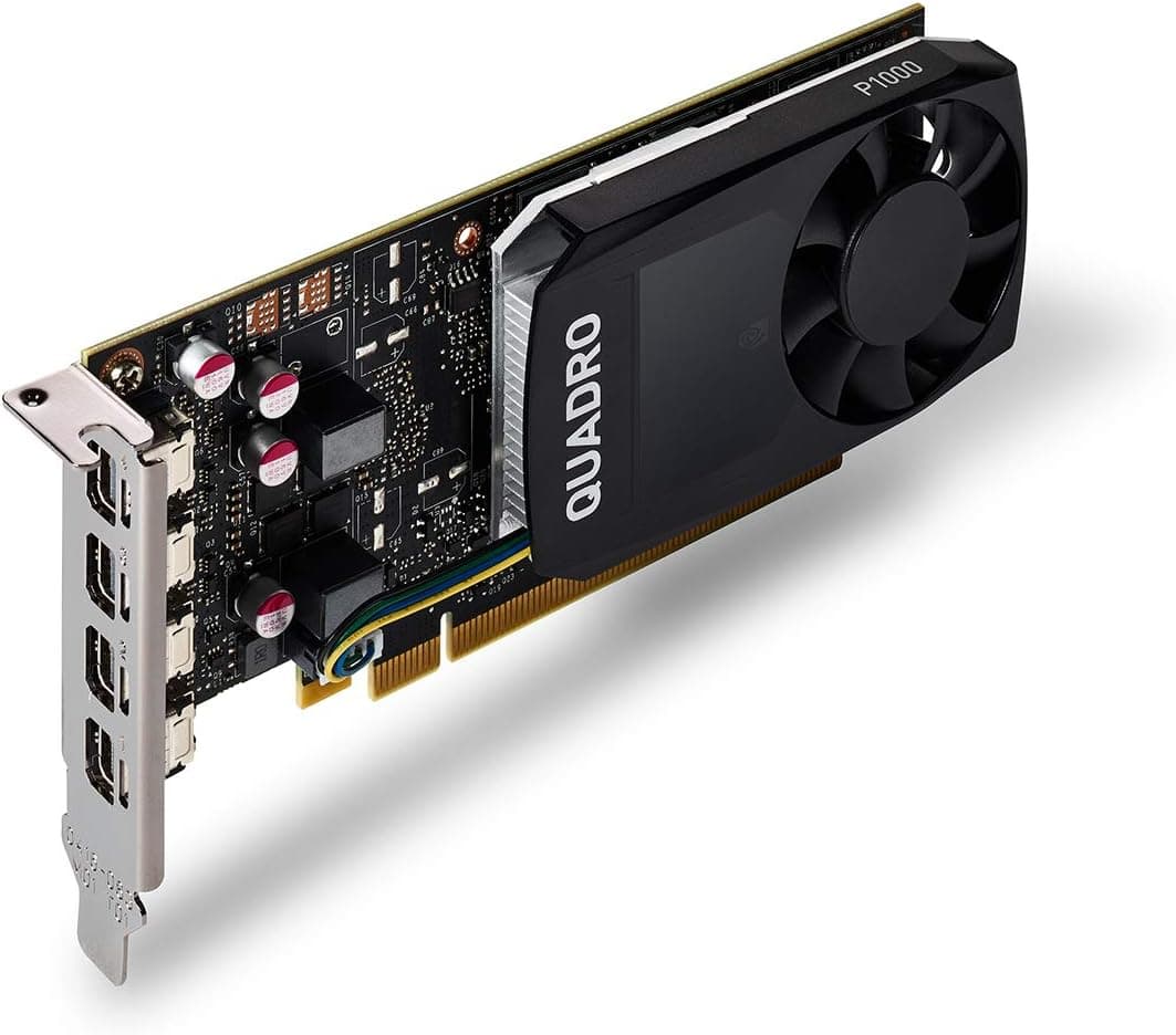 PNY VCQP1000-PB Carte Graphique NVIDIA Noir