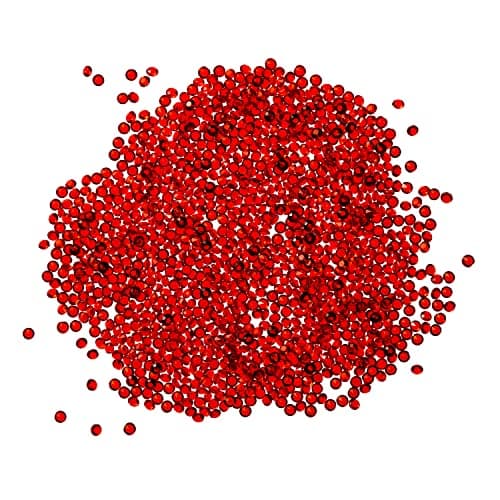 Trimming Shop 2.5mm Petit Diamant Acrylique Décorations de Table, Confettis Cristaux pour Mariage, Mariage Douche et Anniversaire Fête Décoration 4000pcs - Rouge Foncé