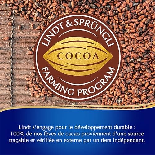 Lindt - Napolitains SWISS PREMIUM CHOCOLATE - Mix de Chocolats Lait-Noisettes, Lait-éclats de Nougat, Blanc-éclats de Nougat, LINDOR Lait, Noir Pointe de Sel, Lait Noix de Coco - Idéal pour Noël, 500g