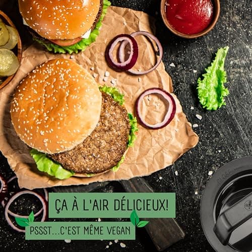 Moule Steak Haché | 4 Formats de Steaks | Presse Steak Haché | Presse Hamburger | Burger Press | Presse Burger | 100 pc Séparateur