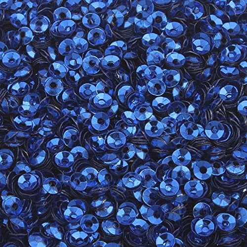 Perlin - Lot de 12 000 paillettes Ø 4 mm 10 couleurs Set Bol bombé pour vêtements et bijoux DIY Artisanat Métallique Bricolage Bombe à sequins