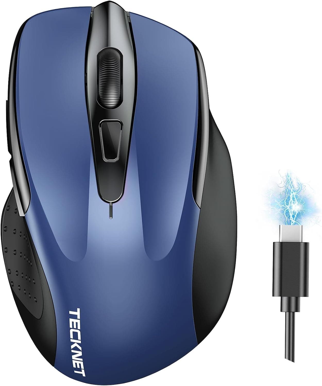 TECKNET Souris Bluetooth,Souris sans Fil Rechargeable Silencieuse