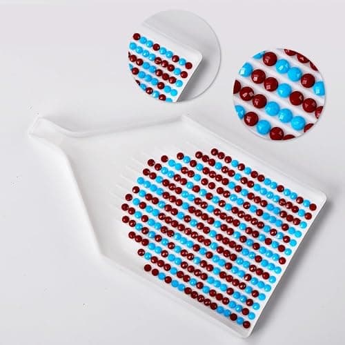 JLANEZI Perles scintillantes pour diamant peinture Art perles de rechange pierres de forage broderie diamant (3000 pièces)