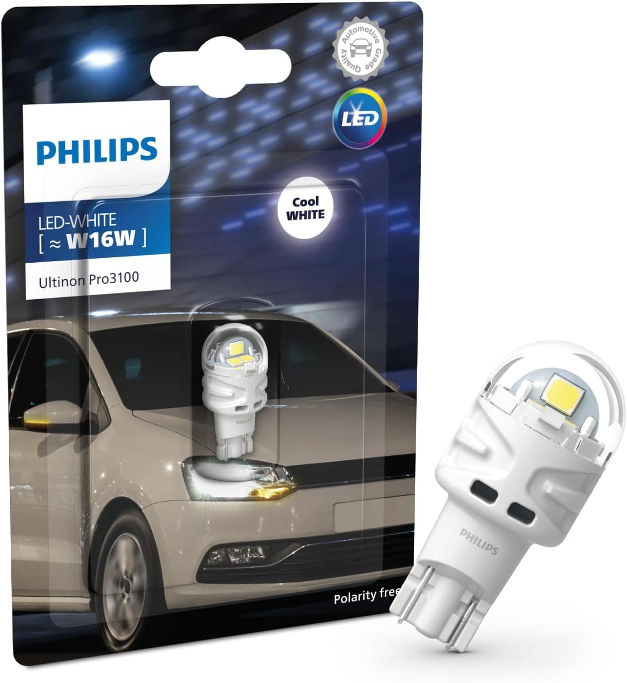 Philips Ultinon Pro3100 LED lampe de signalisation automobile (W16W white)
