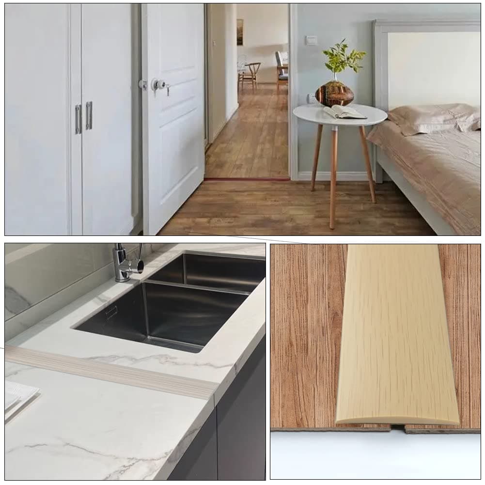 LSGCQ Seuil de porte adhesif barre de seuil bande de transition sol
