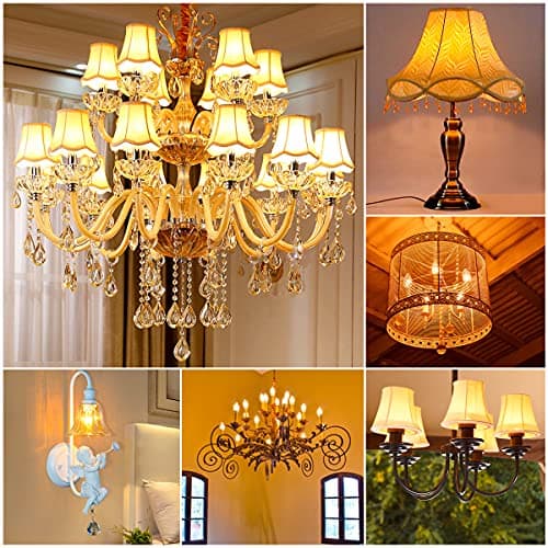 Ampoule LED E14 Dimmable, 4W Ampoule Filament Bougie E14 équivalent Incandescente 40W, Blanc Chaud 2700K, 400LM Ampoules Filament Vintage LED Dimmables, Lot de 6