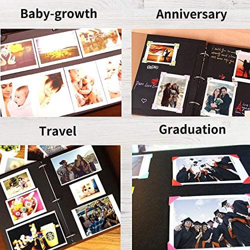 ZEEYUAN Album Photo 60 Pages 22x27.3cm,Voyage Album Photo Scrapbooking en Cuir Carte du Monde Vintage Bricolage Scrapbooking Album Cadeau de Saint Valentin/Amant/Collègue/Ami/Famille/Mère