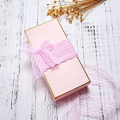 BENECREAT 15 Rouleaux de 150m de Ruban de Dentelle de Tissu à Motifs Floraux de Couleurs mélangées pour Invitations de Mariage, Cartes, Décorer, Coudre, Faire des nœuds, Emballage Cadeau, 45mm