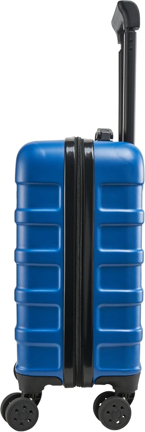 Cabin Max – Valise à Main Anode légère avec Coque Rigide, 4 Roues, Serrure à Combinaison, Bleu égée, 45 x 36 x 20 cm ...