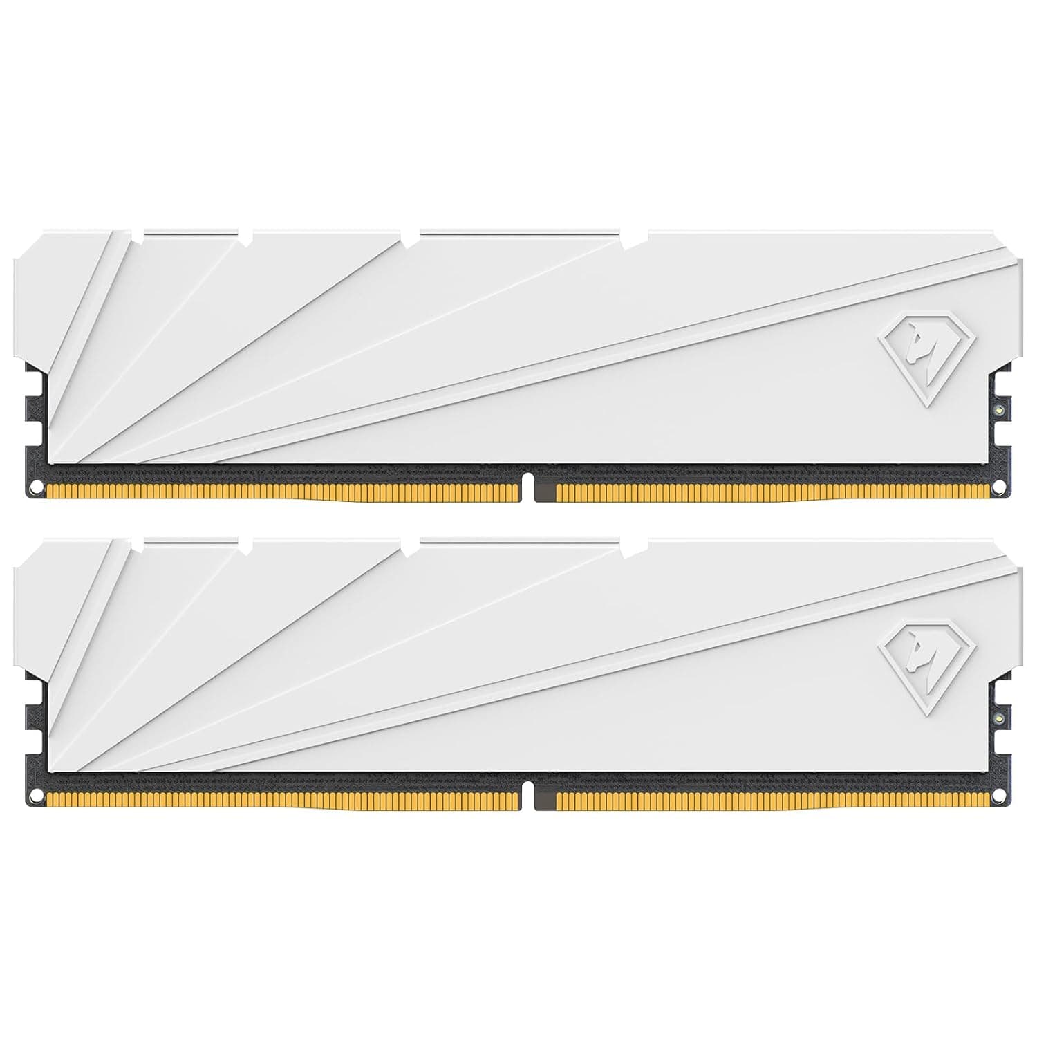 Netac Kit Station de Travail pour Ordinateur de Bureau 32 Go (2 x 16 Go) DDR4 3200 MHz C16 XMP 2.0 High Performance Blanc
