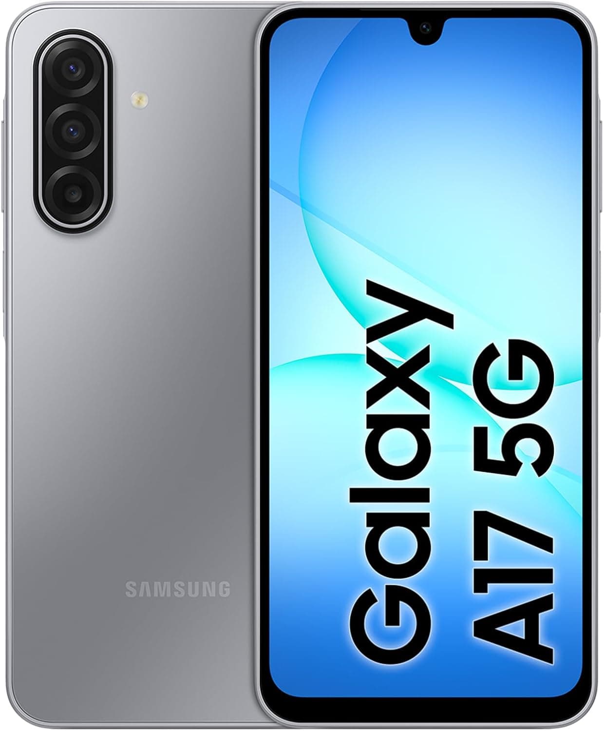 Samsung Galaxy A17 5G 128 Go, Smartphone Android déverrouillé, écran 6,7", Batterie 5000 mAh, Gris, Version FR