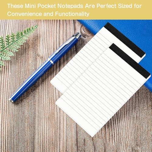 Roosea 10 Pièces Cahier Vierge A7 Bloc Notes de Poche A7 Mini Planificateur Poche Petit Bloc Notes Mini Carnet Notes Blanc Bloc Notes Portable A7 30 Pages Chacune pour Bureau, école