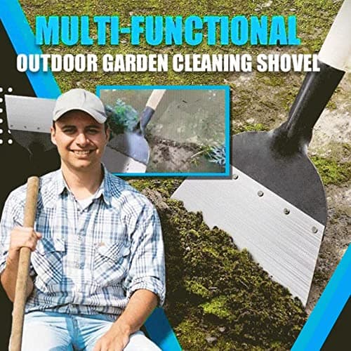 Pelle de Nettoyage de Jardin,Pelle de Jardin Multifonction,Multifonctionnelle en Acier de DéSherbage,Outil de DéSherbage Agricole, pour Jardin,DéSherbage,Plantation,DéSherbage de La Ferme(23cm)