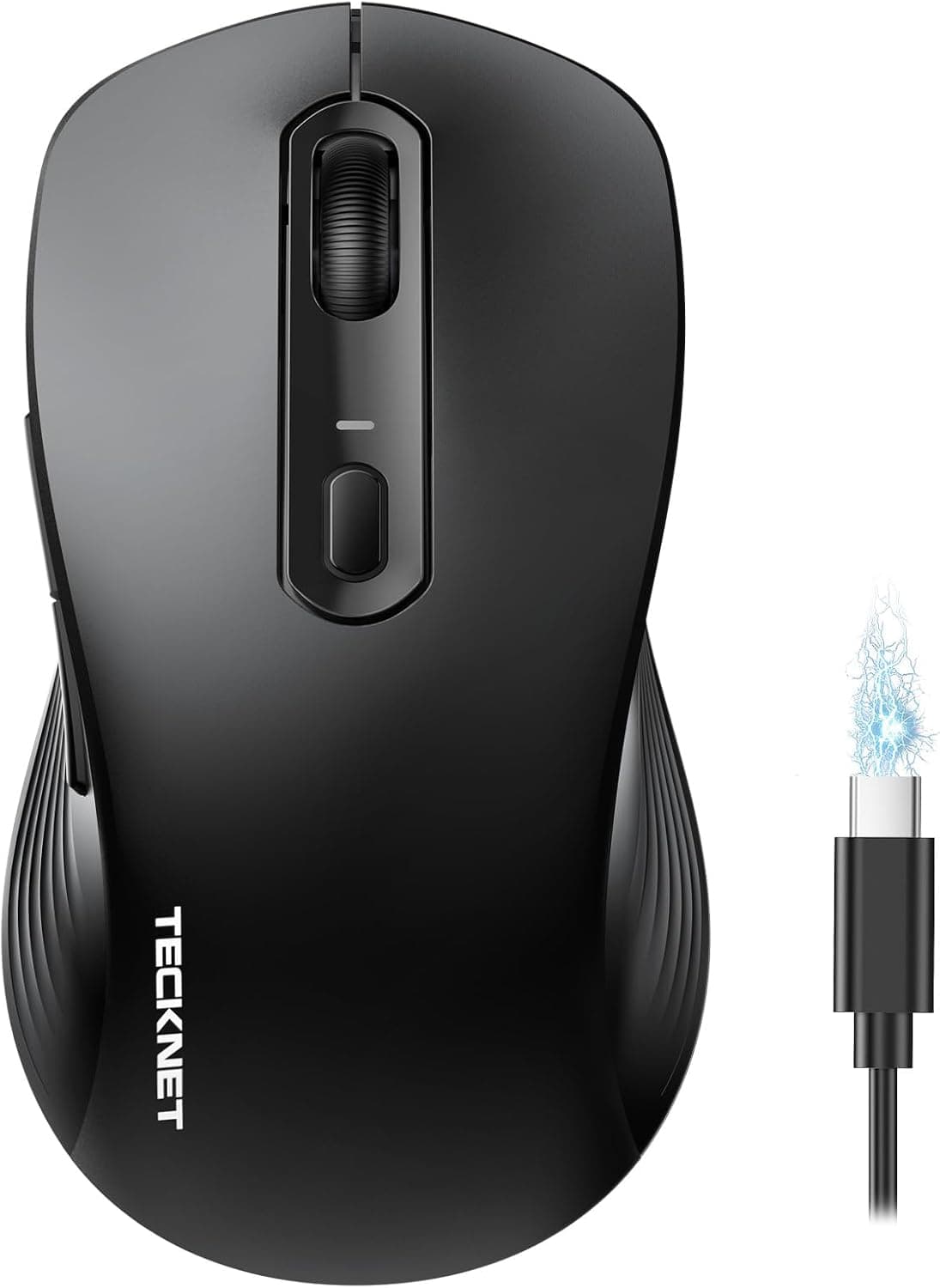 TECKNET Souris Bluetooth Rechargeable, Souris sans Fil Silencieuse