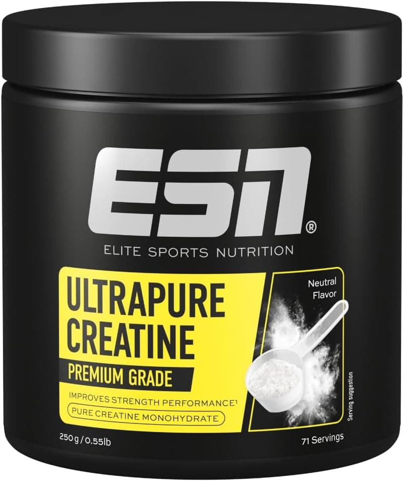 ESN Créatine monohydrate ultra pure, 250 g, 71 portions, neutre