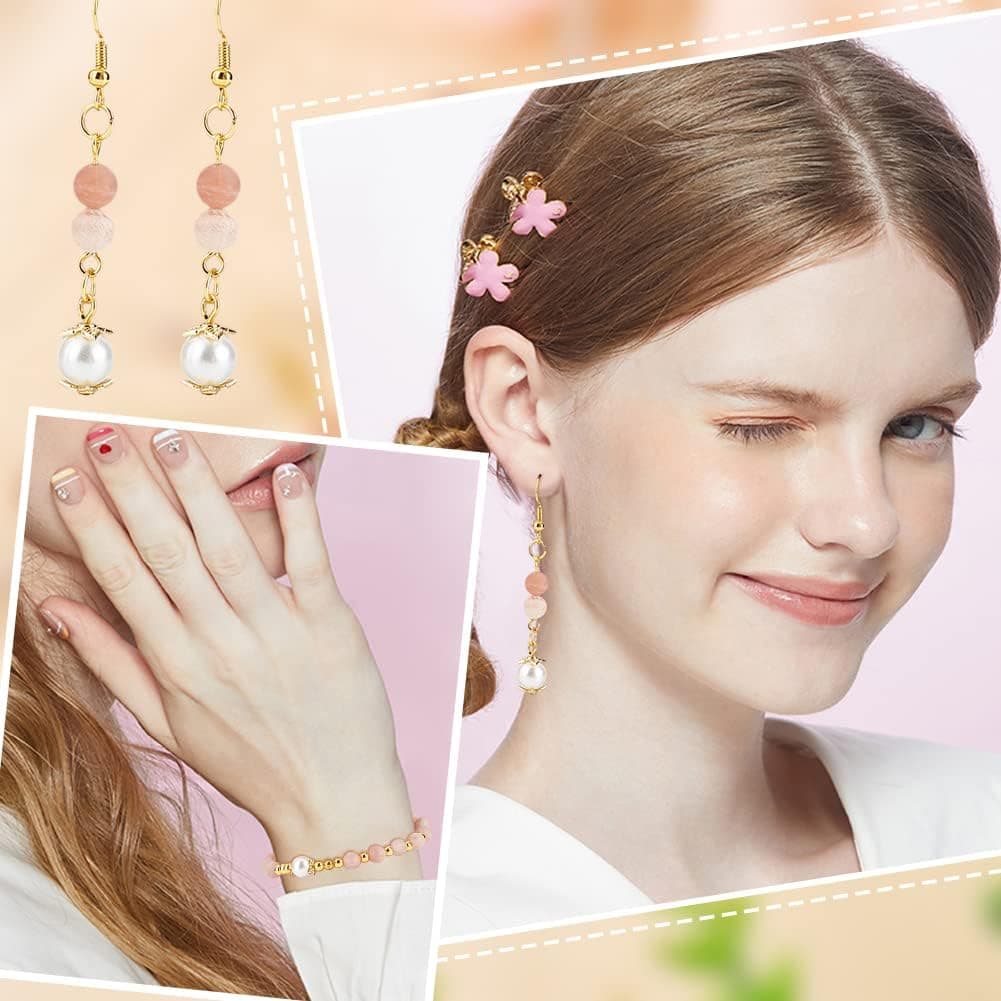 OLYCRAFT 100pcs Perles Pierre Soleil Naturelle Lisses Bracelet Collier | 6mm De DiamèTre, 1mm Trou, Pierre éNergéTique Vrac, Parfaites Pour Fabriquer Vos Bracelets, Colliers Et Boucles Artisanaux