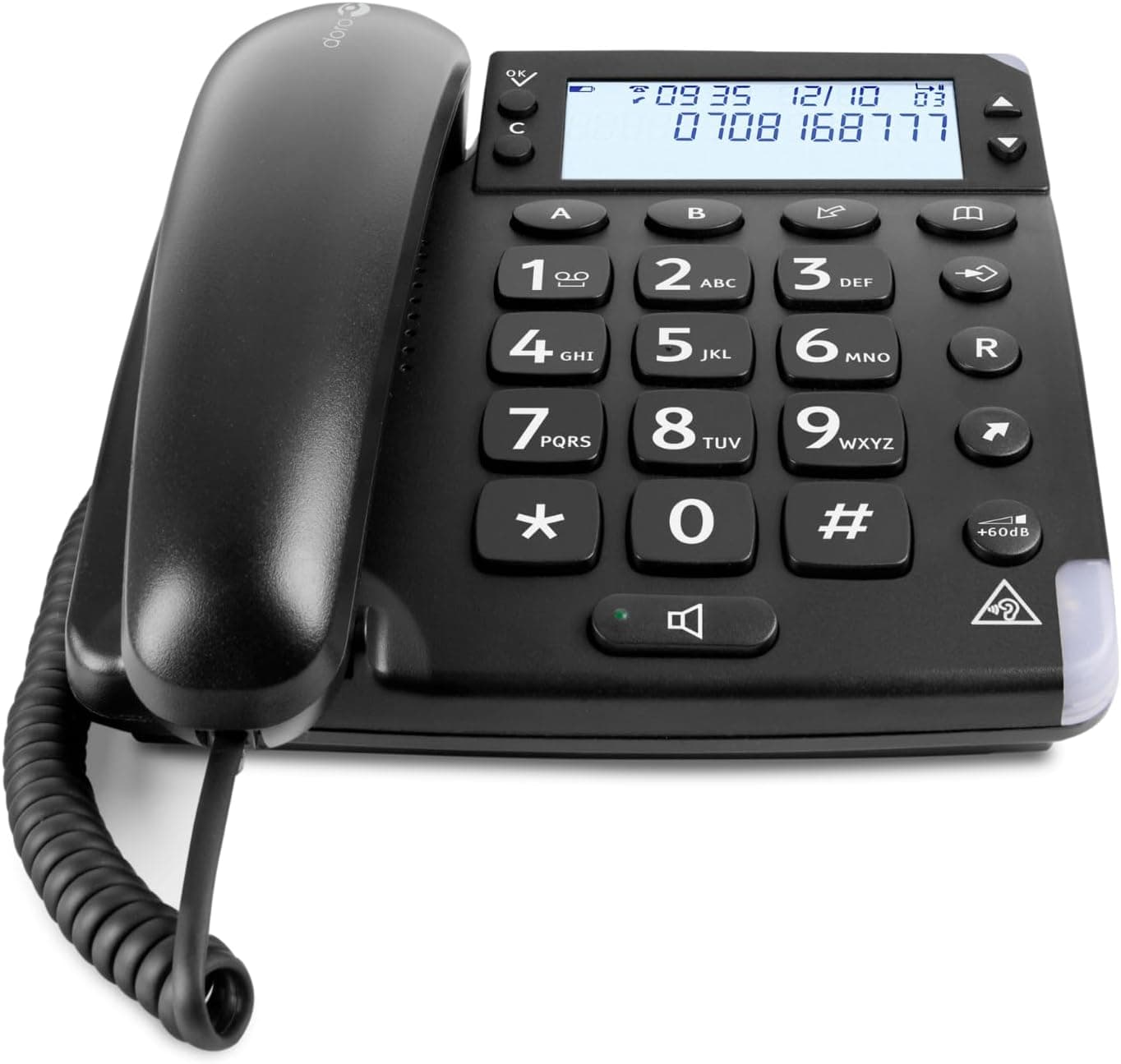Doro Magna 4000 Téléphone Fixe Amplifié +60dB sur Le combiné