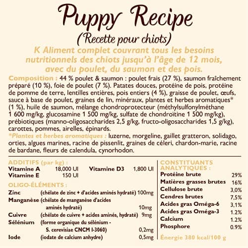 Lily’s Kitchen Fabriqué à partir d’ingrédients naturels Aliments secs pour chiens adultes Poulet, saumon et petits pois Recette sans céréales Sac de 7kg