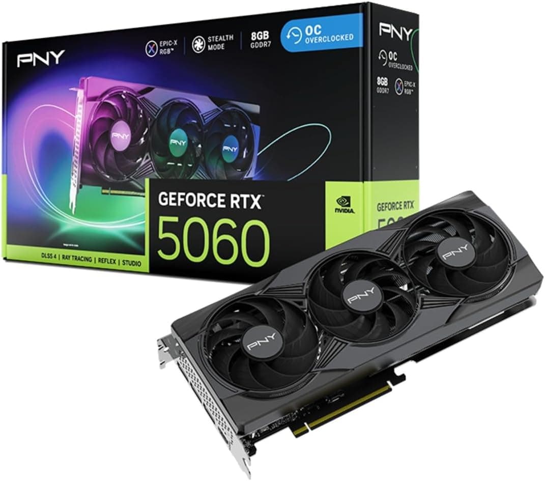 PNY GeForce RTX 5060 OC Edition, 8192 MB GDDR7