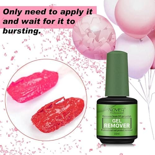 Lot de 2 Magic Remover Semi Permanent, Vernis Remover - 3-5 minutes dissolvant de vernis à ongles, Facilement et Rapidement N'abîme pas vos Ongles