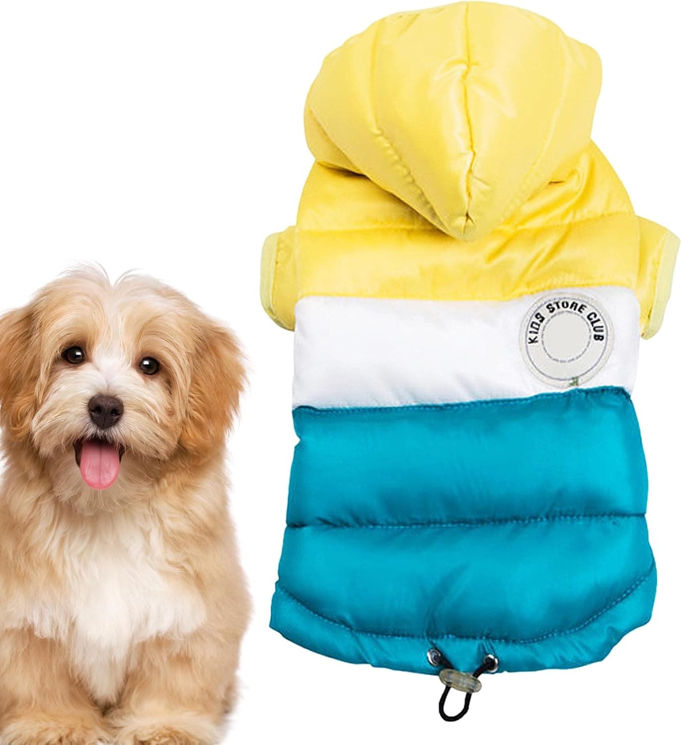 Sollee Manteau d'hiver pour Chien, Manteau Chaud pour Chien,Manteaux pour | Chiens par Temps Froid | Manteaux pour Temps Froid pour Animaux de Compagnie, Veste d'hiver Coupe-Vent Confortable pour Chien