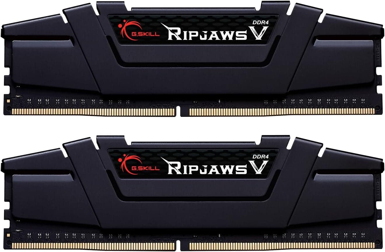 G.skill Ripjaws V - Ddr4 - 16 Gb : 2 X 8 Gb - Dimm 288-Pin - 3200 Mhz / Pc4-25600 - Cl16 - 1.35 V - Ungepuffert - NichT-Ecc - Classic Black (f4-3200c