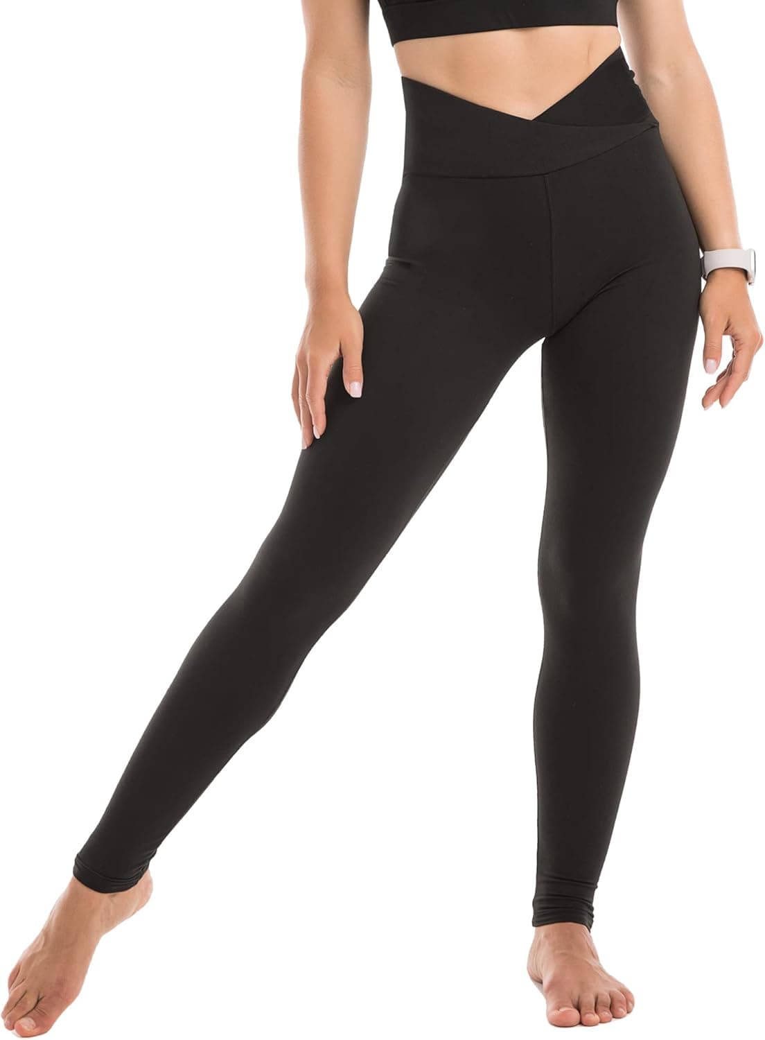 SINOPHANT Legging Femmes Pantalon de Sport, Jegging Taille Haute Femme Yoga Opaque Doux Grande Taille