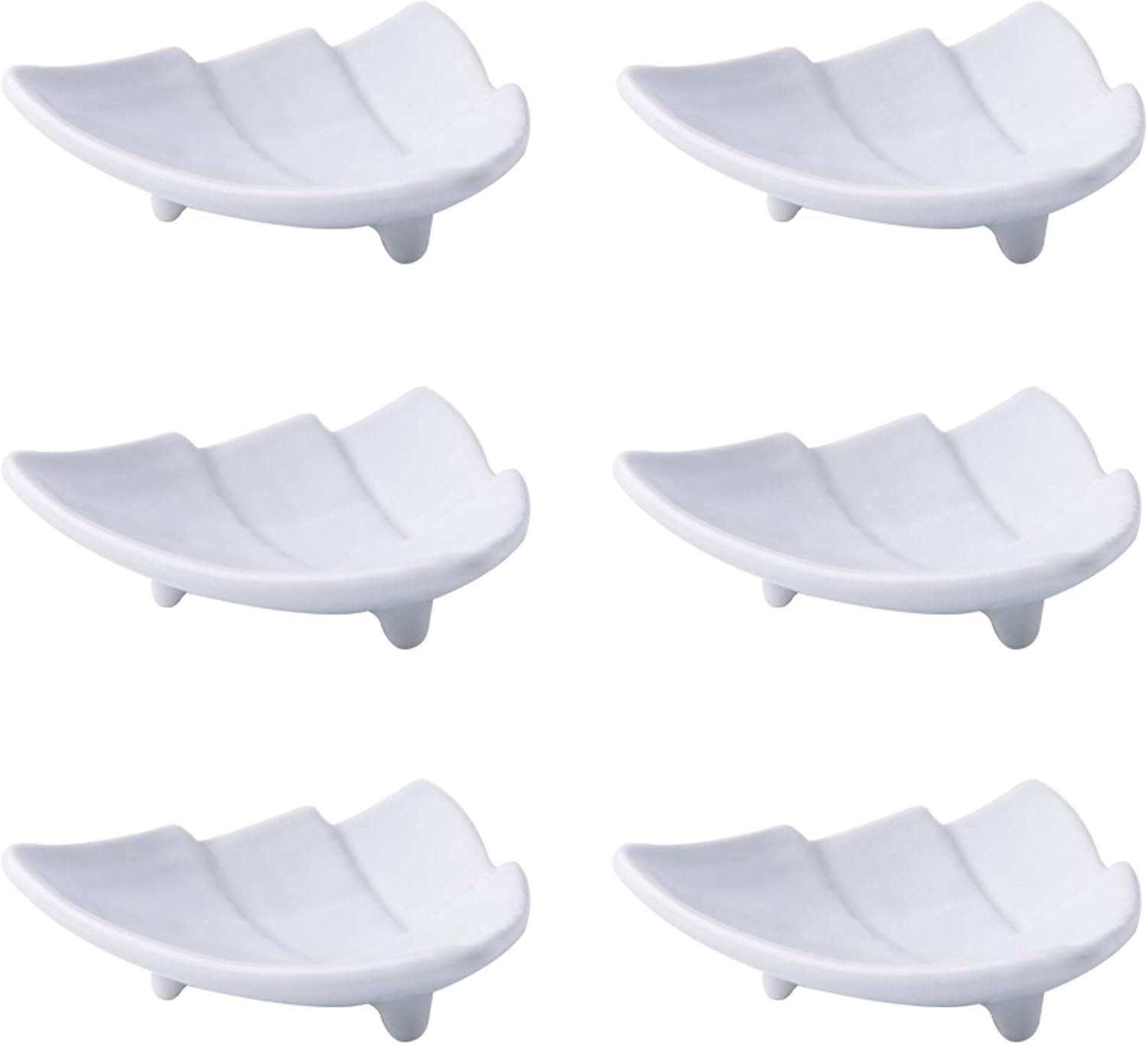 Plat de collation Dip Bols Set STOYER JAPION SOA Sauce DISCH Produit MULTIPTION Ceramics Ceramics Latch LAMIQUE Coucher PLAISSIONS DE SOIS DE Sauce DE Sauce DE Sauce Blanche/Noir-Set DE 6 (Color :