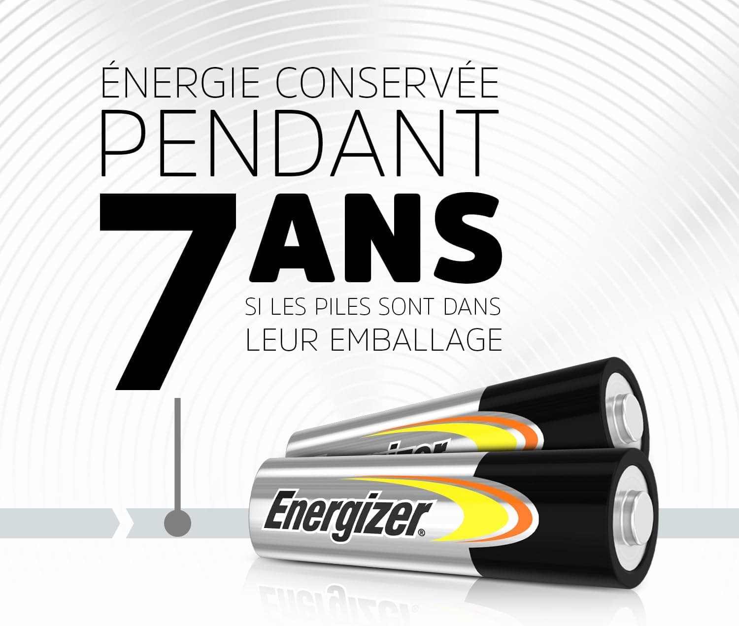 Energizer Alkaline Power Piles AAA et AA (Lot de 48) Pile - Alcalines 1,5 V - Idéales pour Les appareils du Quotidien - Emballage 100% Recyclable - Conservation 10 Ans [Exclusivité Amazon]