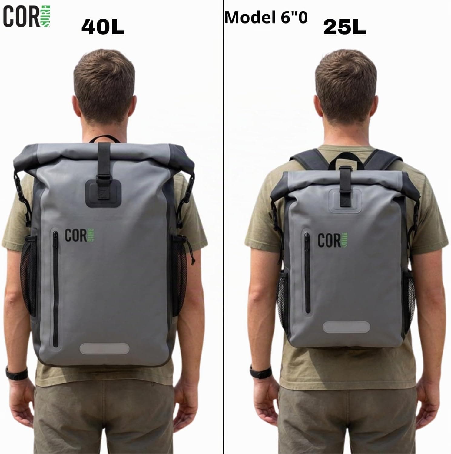 COR Surf Sac à Dos étanche avec Protection pour Ordinateur Portable | Sac étange Impermeable Sac