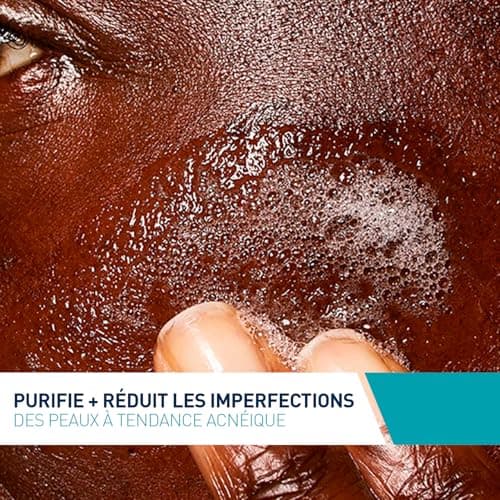 CeraVe - Gel Moussant Anti-Imperfections - Purifie la Peau & Réduit les Imperfections - Acide Salicylique, Argile Blanche, Céramides & Niacinamide - Peau à Tendance Acnéique - 236 ml