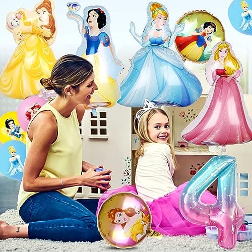 Anniversaire Princesses, Ballon Princesse, Décoration Anniversaire Princesse, Kit Anniversaire Princesse, Anniversaire Princesse 4 ans, Decoration Anniversaire Princesse 4 ans