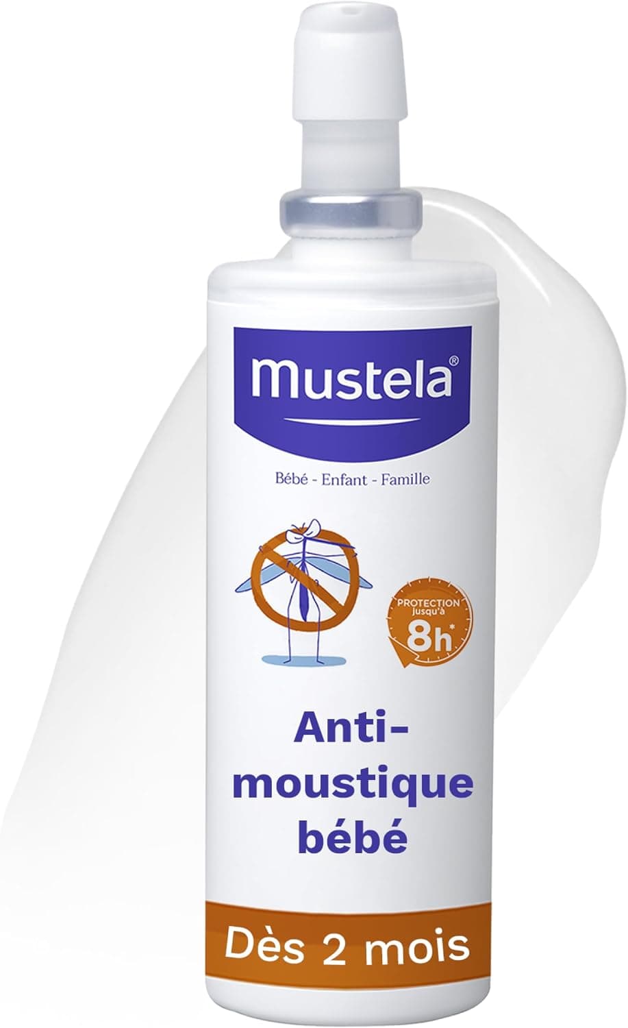 Mustela Lotion Anti-Moustique Bébé Visage et Corps dès 2 Mois Flacon 100ml